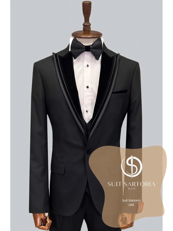 Suit Sartoria Black Tuxedo