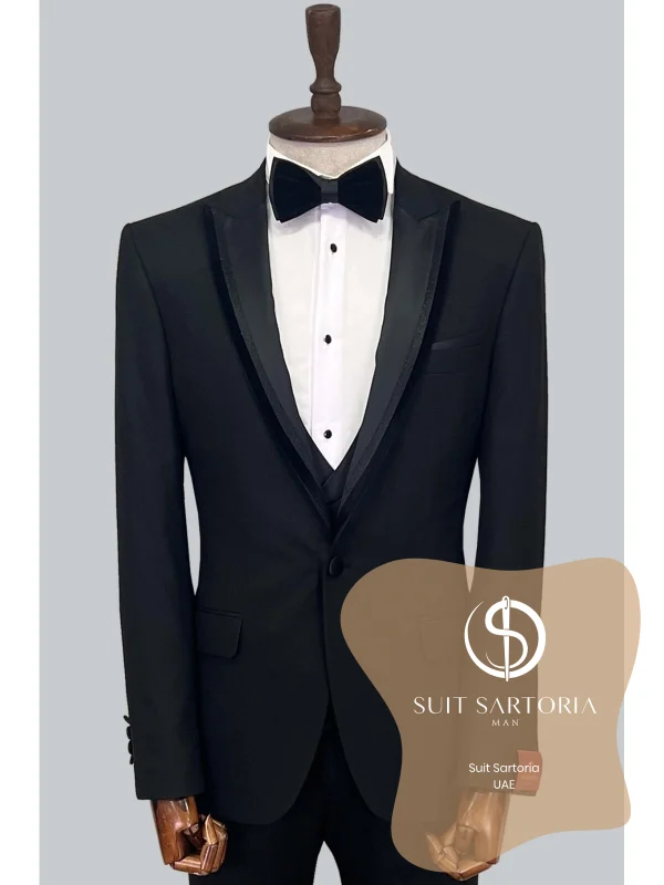 Suit Sartoria Black Tuxedo