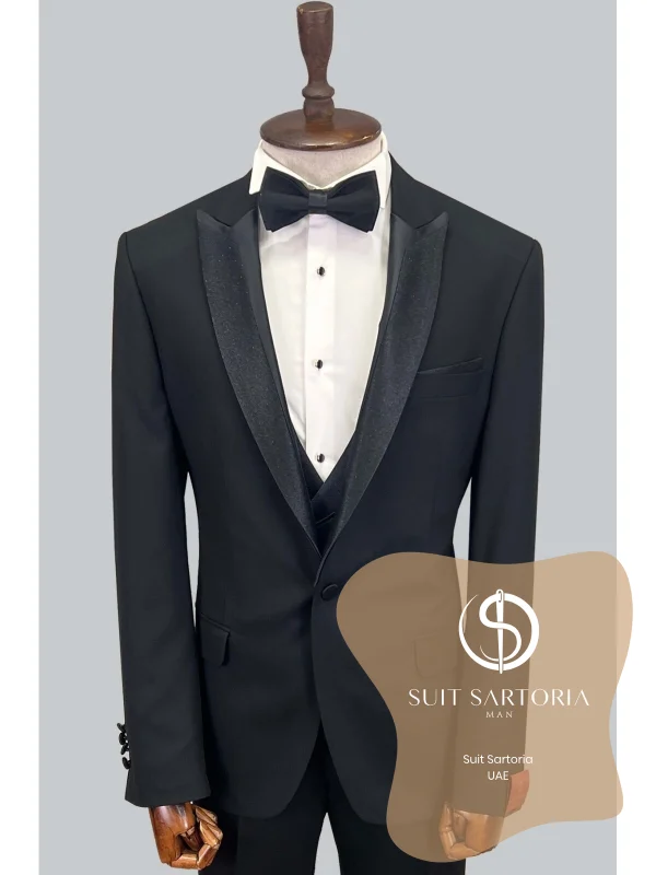 Suit Sartoria Black Tuxedo