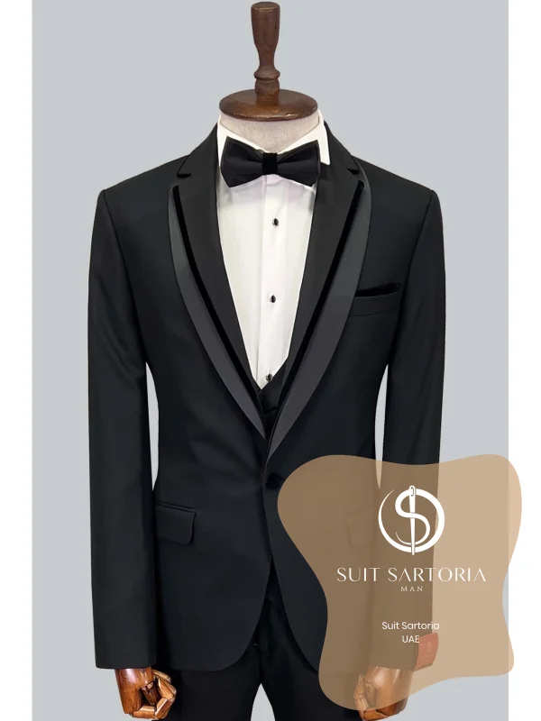 Suit Sartoria Black Tuxedo