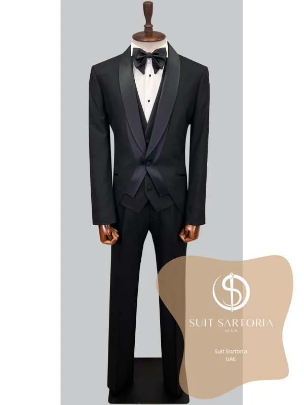 Suit Sartoria Black Tuxedo