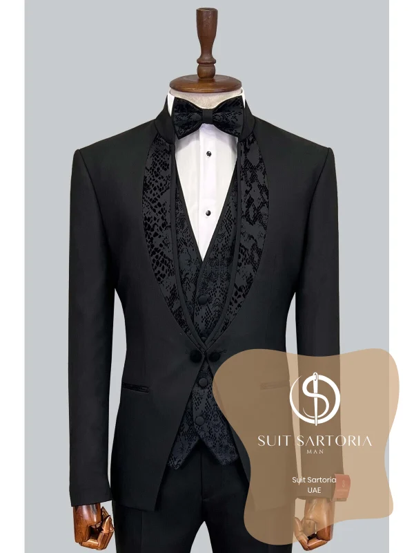 Suit Sartoria Black Tuxedo