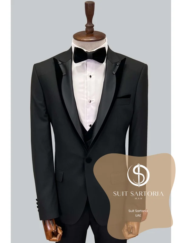 Suit Sartoria Black Tuxedo