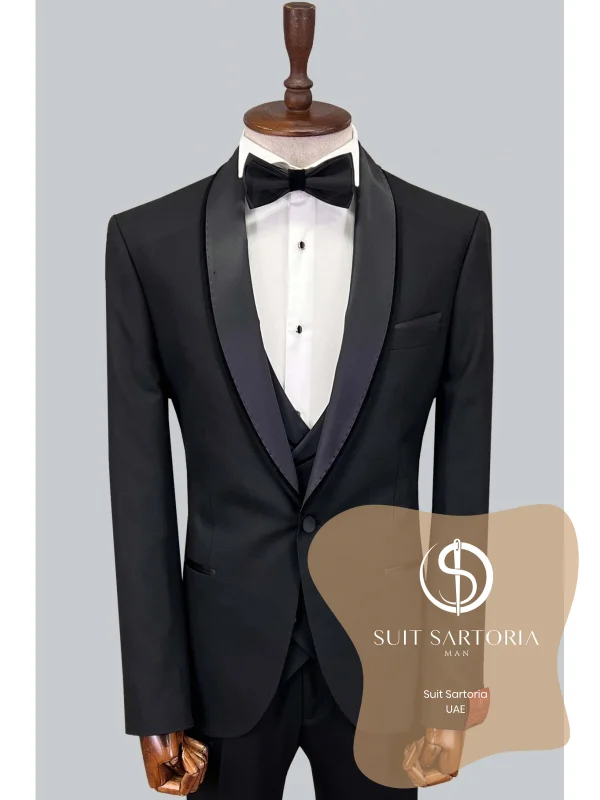 Suit Sartoria Black Tuxedo