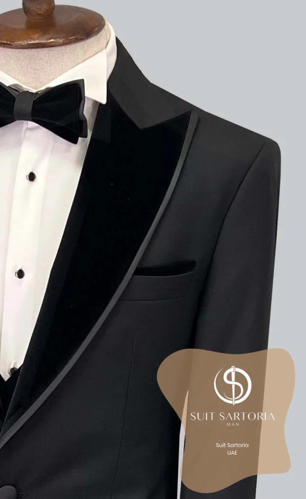 Suit Sartoria Black Tuxedo