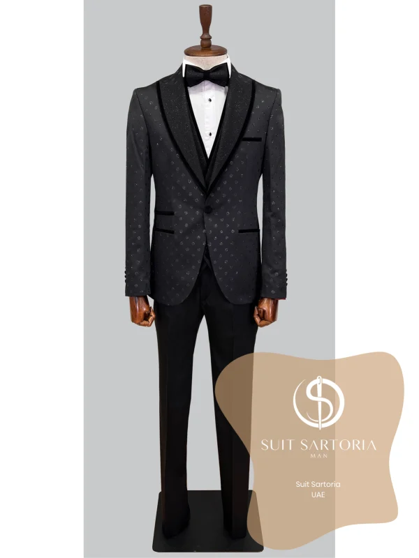 Suit Sartoria Black Tuxedo