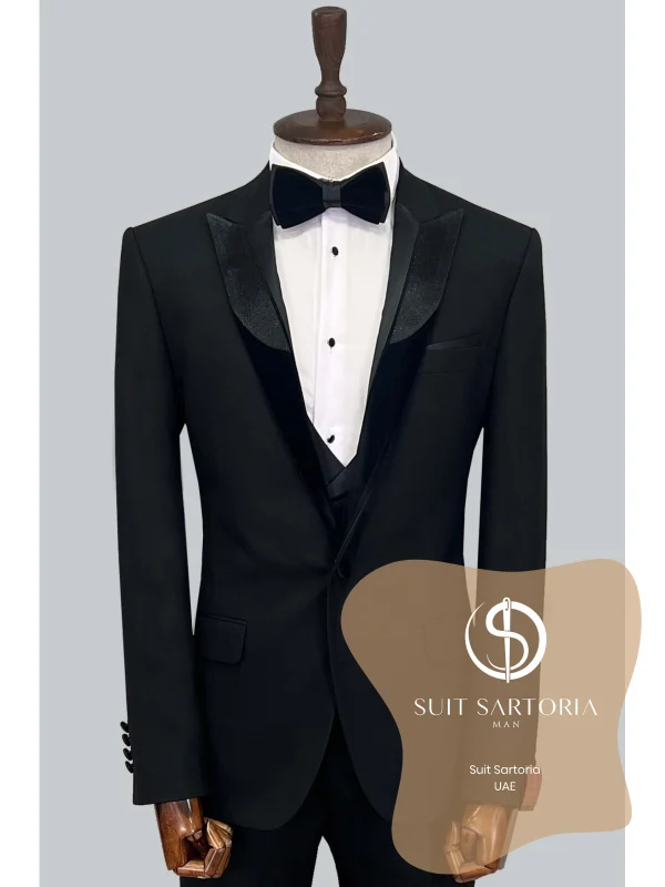 Suit Sartoria Black Tuxedo