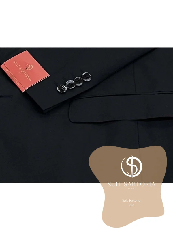 Suit Sartoria Black Wool Suit