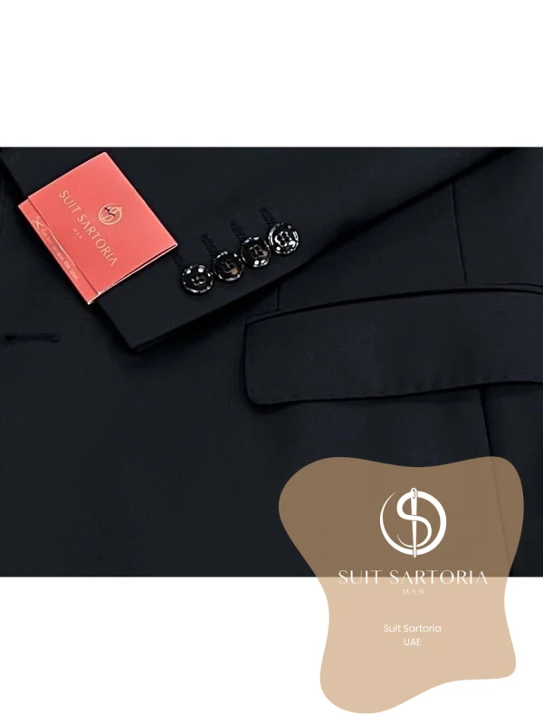 Suit Sartoria Black Wool Suit