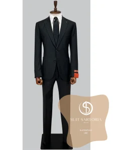 suit sartoria uae black wool suit ODea5Q