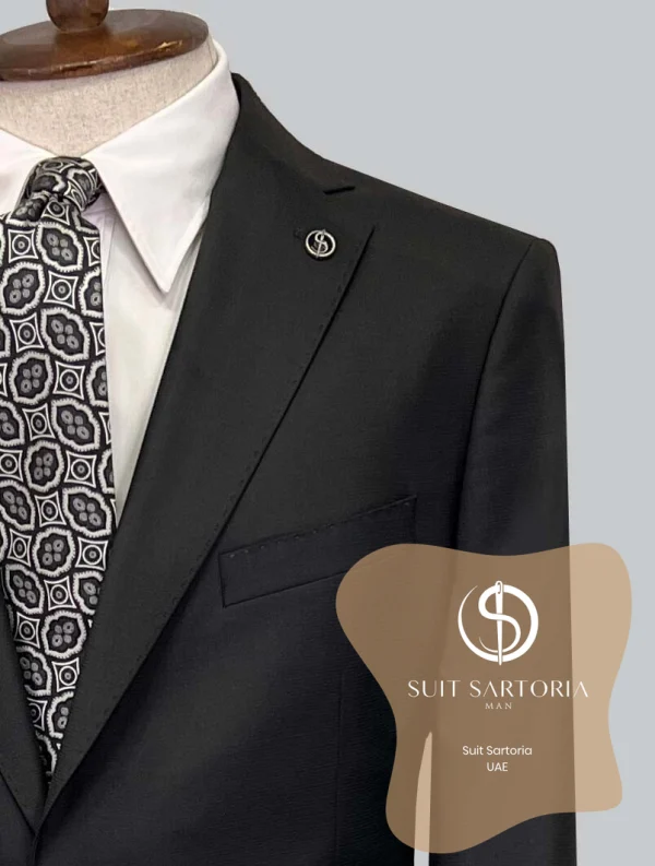 Suit Sartoria Black Wool Suit