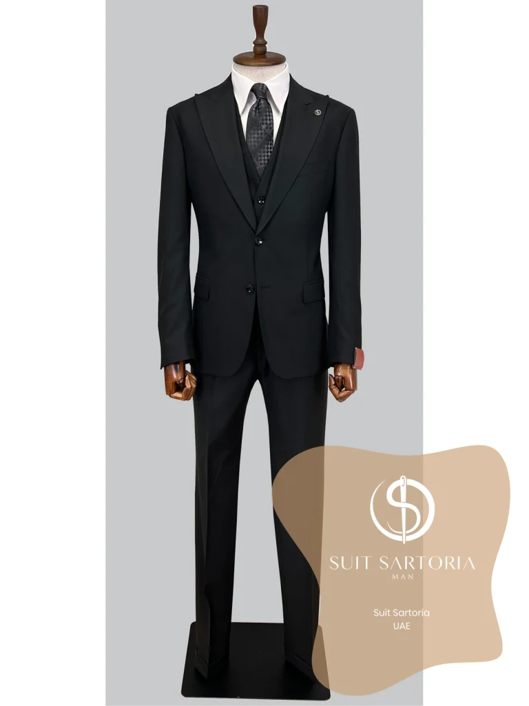 Suit Sartoria Black Wool Suit