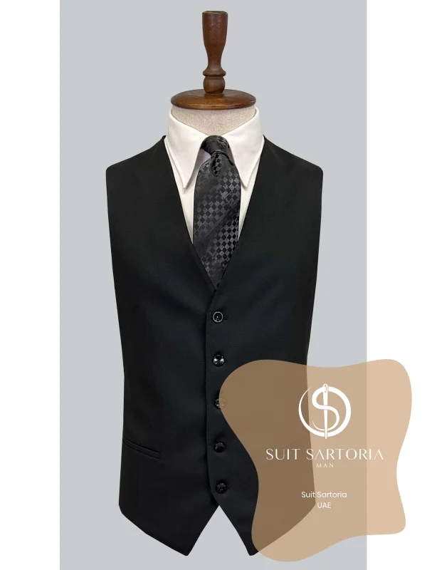 Suit Sartoria Black Wool Suit