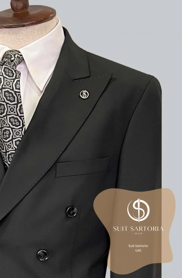 Suit Sartoria Black Wool Suit