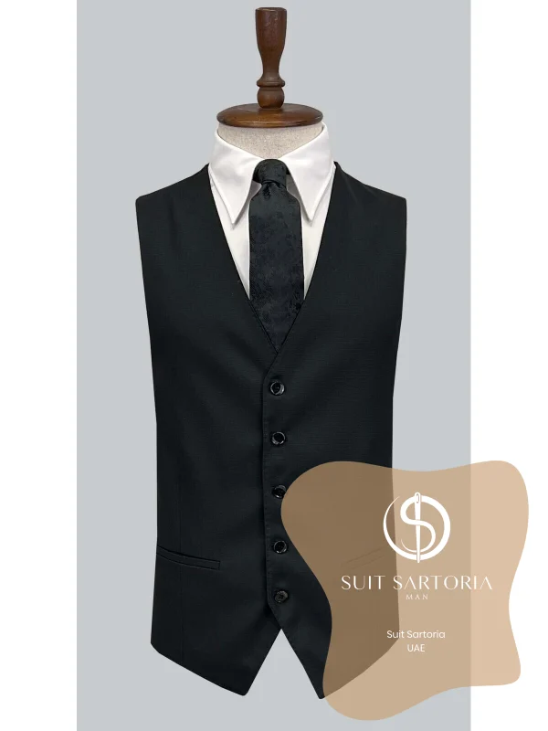 Suit Sartoria Black Wool Suit