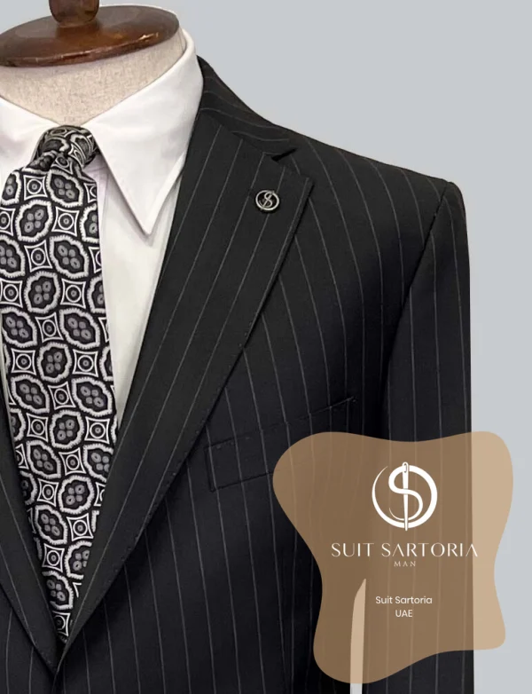 Suit Sartoria Black Wool Suit