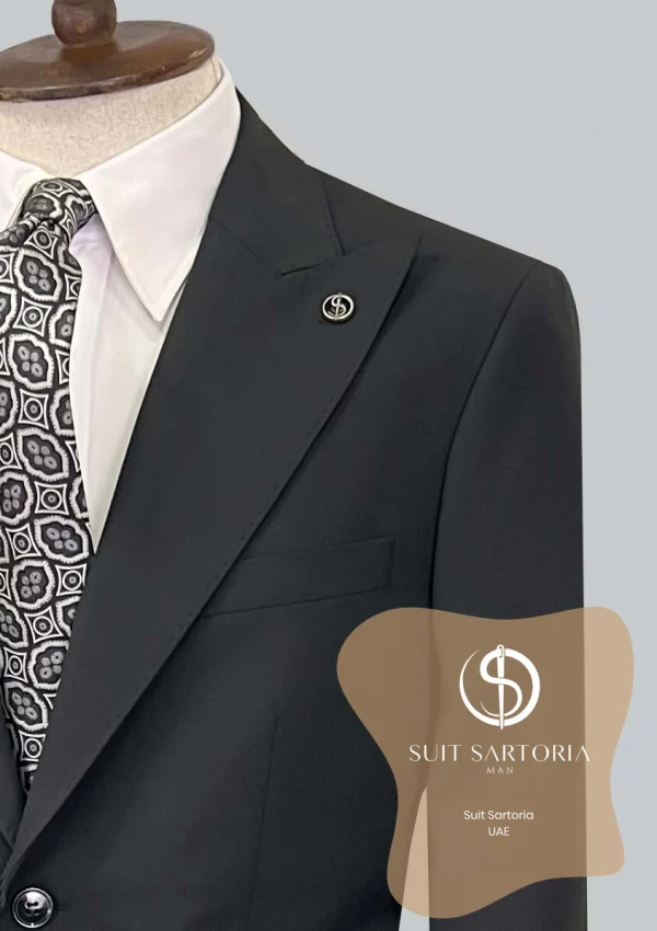 Suit Sartoria Black Wool Suit