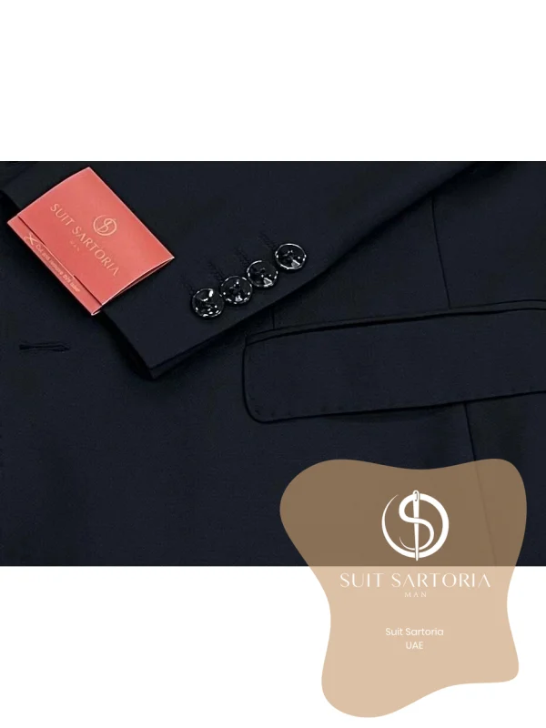 Suit Sartoria Black Wool Suit