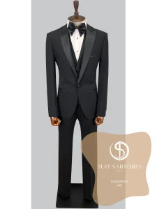 suit sartoria uae black wool tuxedo mNOJDj