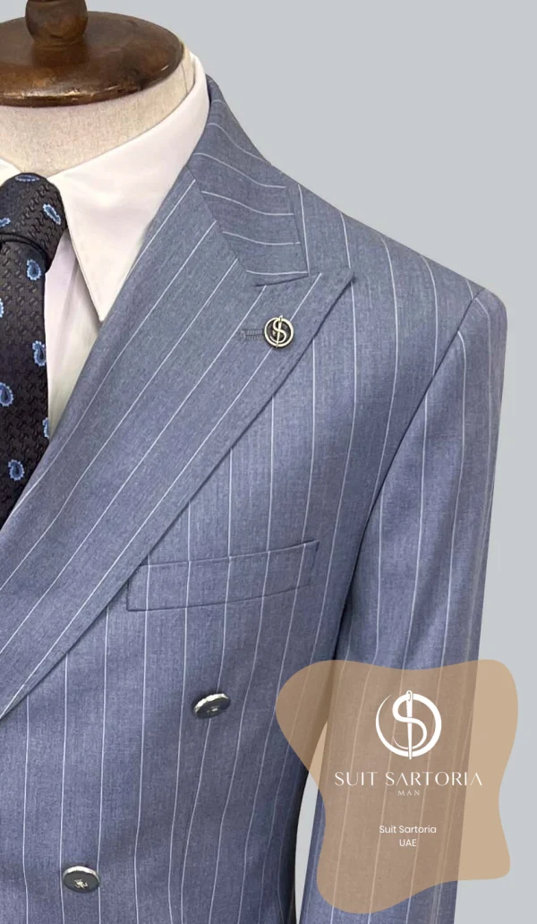 Suit Sartoria Blue Double Breasted Suit