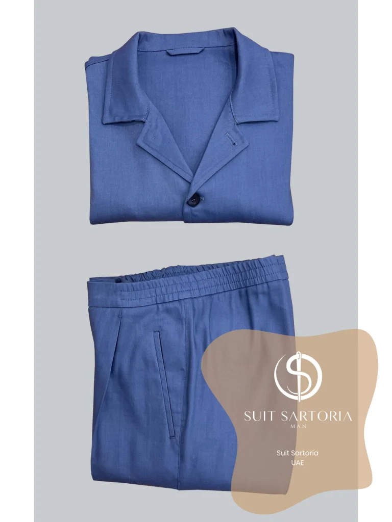 Suit Sartoria Blue Linen Suit