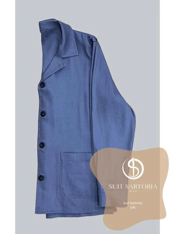 Suit Sartoria Blue Linen Suit