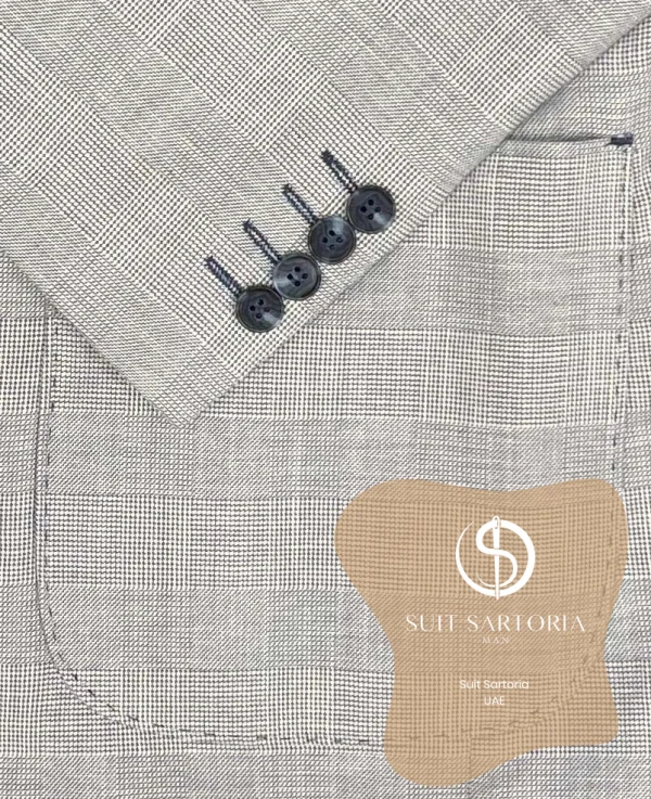 Suit Sartoria Blue Linen Suit