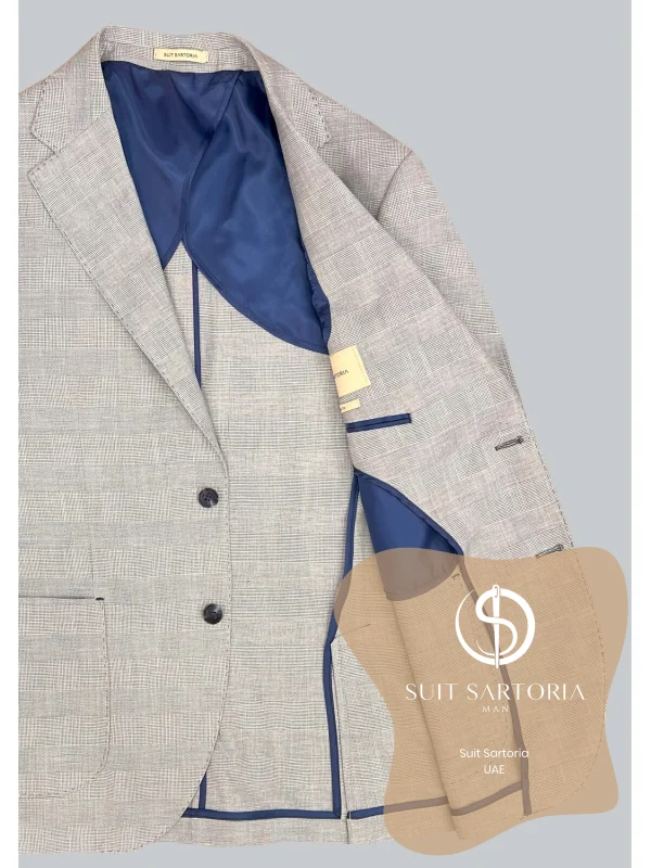 Suit Sartoria Blue Linen Suit