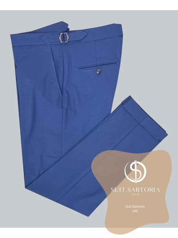 Suit Sartoria Blue Linen Suit