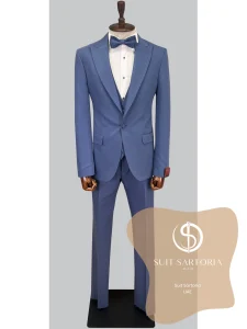 suit sartoria uae blue removable lapel tuxedo 9oIkjX