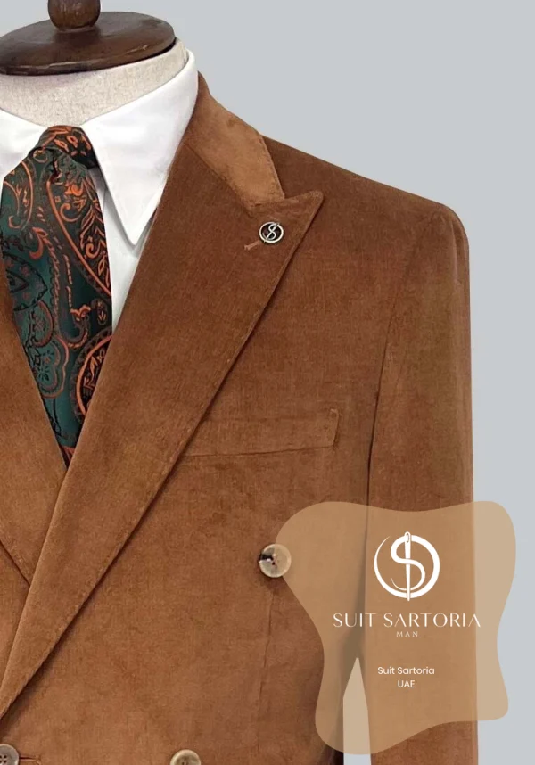 Suit Sartoria Brown Double Breasted Suit