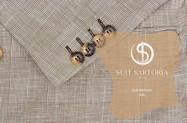 Suit Sartoria Brown Linen Suit