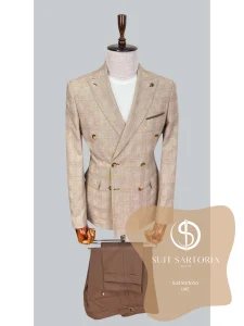 suit sartoria uae brown linen suit cjWjOr