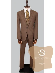 suit sartoria uae brown suit IoUgwo