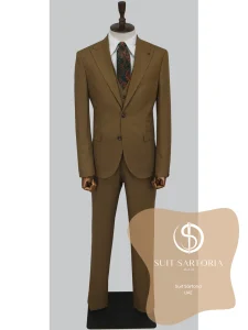 suit sartoria uae brown suit LiWNzd