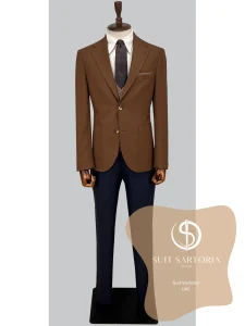 suit sartoria uae brown suit worpuh