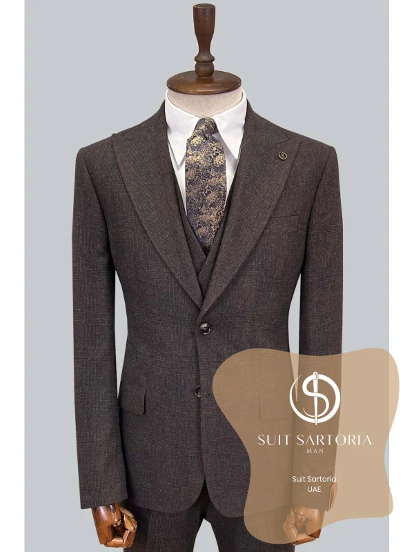 Suit Sartoria Brown Wool Suit