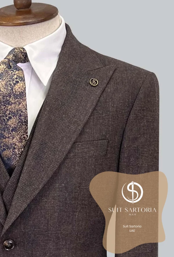 Suit Sartoria Brown Wool Suit