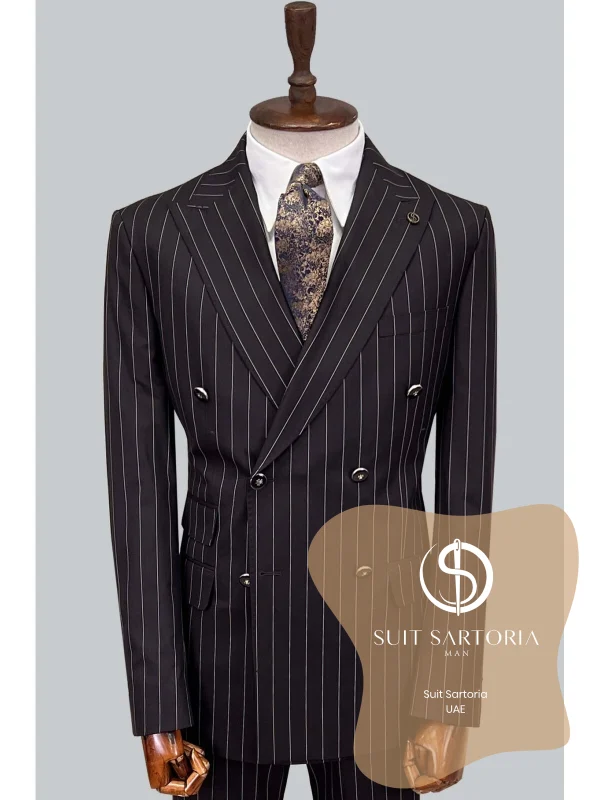 Suit Sartoria Claret Red Double Breasted Suit