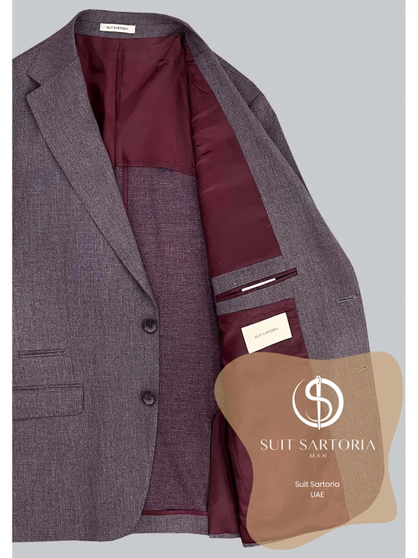 Suit Sartoria Claret Red Suit