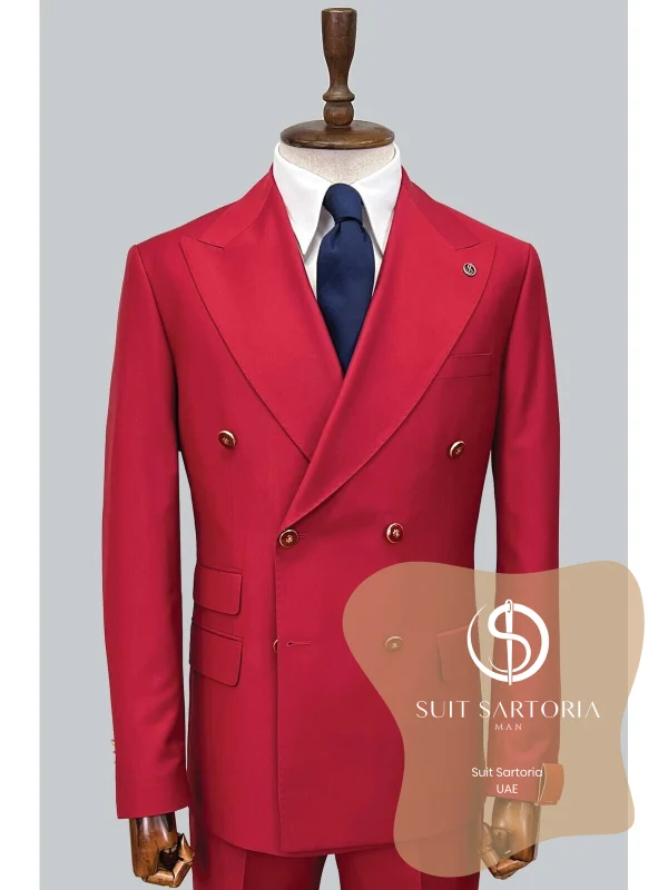 Suit Sartoria Claret Red Suit