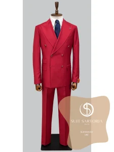 suit sartoria uae claret red suit um7B9C