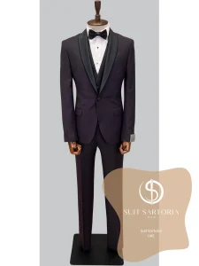 suit sartoria uae damatlik claret red QFCXQG