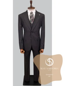 suit sartoria uae dark brown suit 9kkFbn