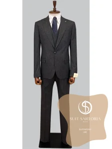 suit sartoria uae dark brown suit Qt9zVh