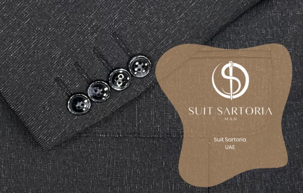 Suit Sartoria Dark Grey Suit With Reversible Vest