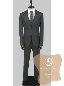 suit sartoria uae dark grey takim elbise wIn377