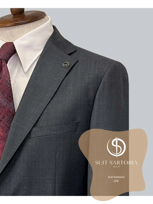 Suit Sartoria Dark Grey Wool Suit