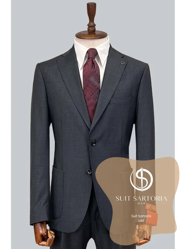 Suit Sartoria Dark Grey Wool Suit