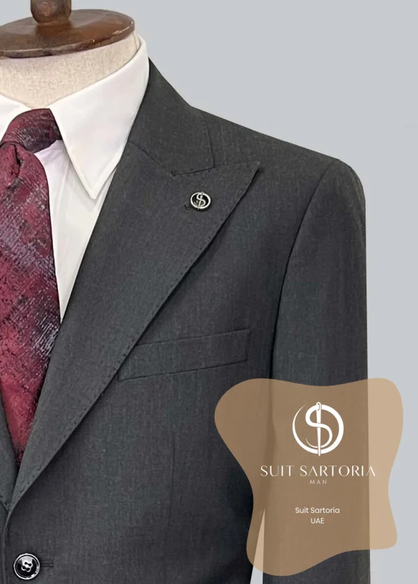 Suit Sartoria Dark Grey Wool Suit